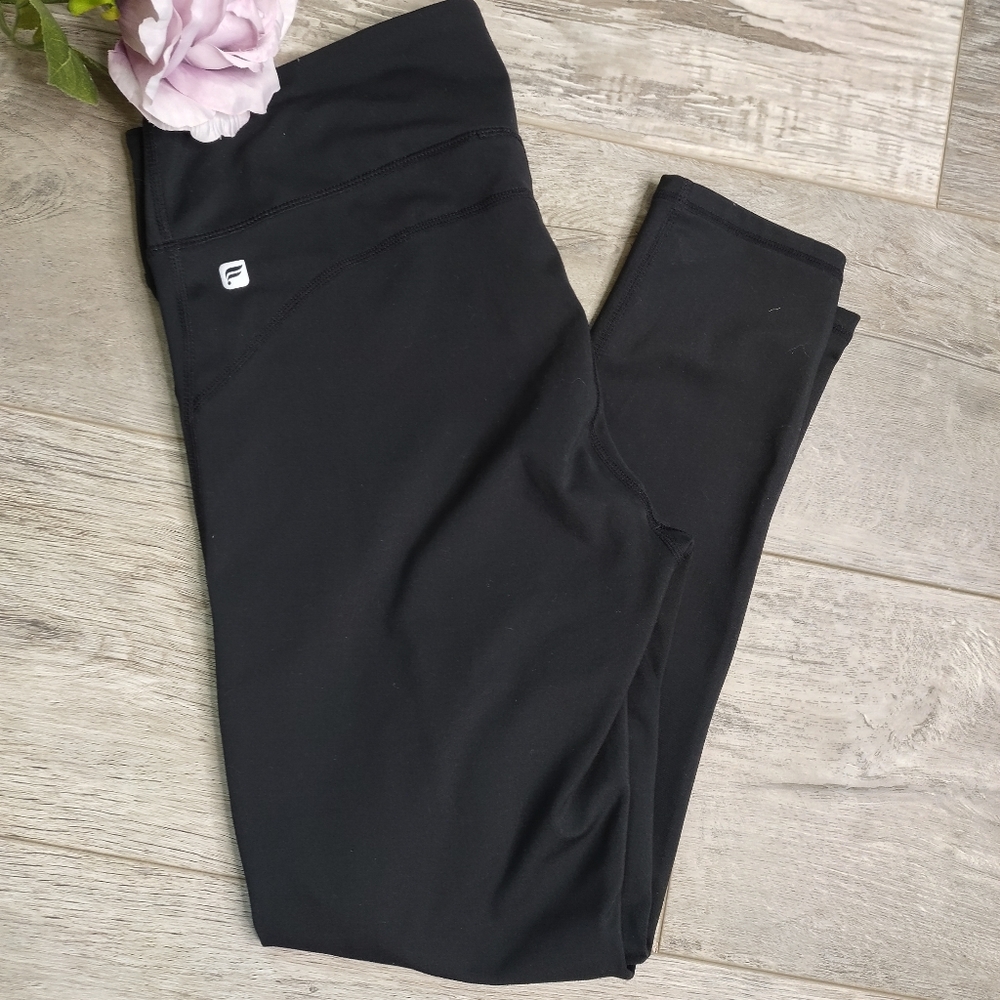 Fabletics Black Capri Yoga Pants